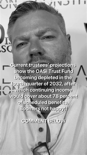 OASI Trust Fund Depleting in 2032