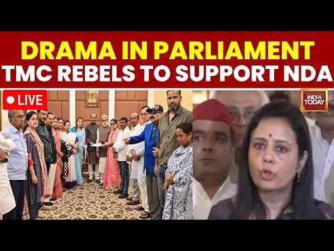 LIVE: Drama Ahead Of Parliament Monsoon Session, Oppn Walks Out, TMC Rebels To Support BJP-Led NDA
