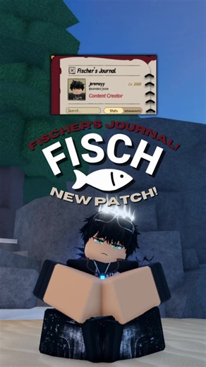 NEW FISCHER’S JOURNAL PATCH IN FISCH! Let me know what you think! #roblox #fisch #fischroblox #fyp #viral