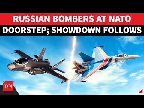 Putin TERRIFIES Europe As Russian Bombers Storm NATO Backyard; F-35 Aerial Showdown Erupts | WATCH