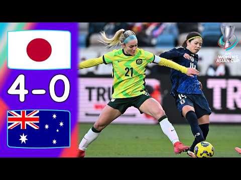 Japan vs Australia Highlights | SheBelieves Cup 2025 | Road to AFC Women’s Asian Cup 2026