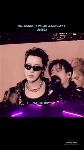 The big boys #bts #btsconcert #lasvegas #fyp
