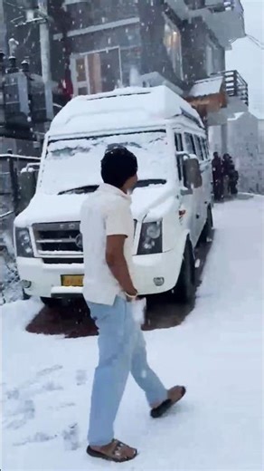 ❄️ Manali Live Snowfall ❄️ Loud Music Vibes | Snowfall Enjoyment 2026