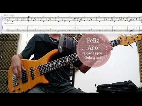 Olvídala - Binomio de Oro de América Bass Cover (with notation and tab) #vallenato #olvidala