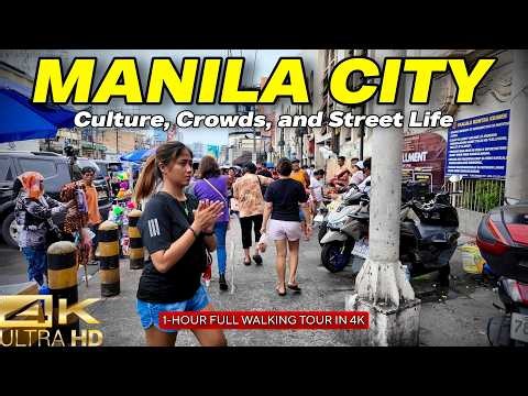 MANILA Philippines Unfiltered 🇵🇭 | Everyday Life in Carriedo, Recto & Quiapo in 4K HDR