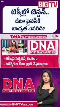 ప్రైవసీకి బాధ్యత ఎవరిది? : TCS reacts on installing monitoring software in employee laptops | BIGTV