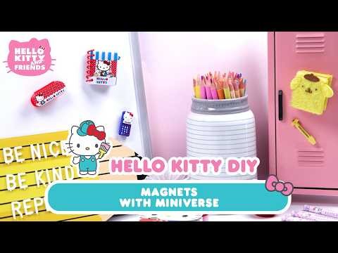Hello Kitty and Friends x Miniverse Magnets | Hello Kitty DIY
