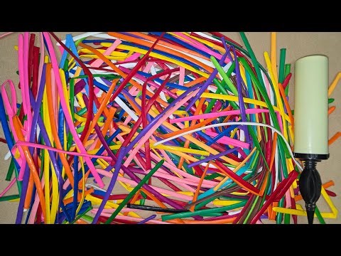 Pure Satisfying ASMR Unlimited Colorful Modelling Balloons | No Talking