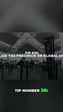 Travel Hacks: Check-in Online, TSA PreCheck, Essentials #shorts