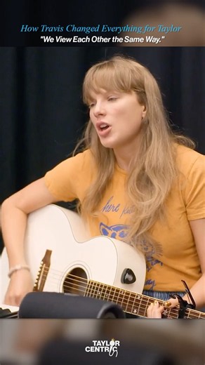 How Travis Changed Everything for Taylor — "We View Each Other the Same Way." ❤️#taylorswift