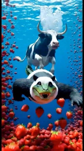 Marvelous Dancing Polish Cow monkey dog panda gorilla strawberry asmr cow dance animal funny video