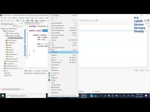 Object-Oriented Programming–Module 7: Exception Handling &Error Management|FASTQA|Automation Testing