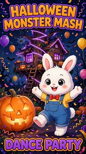 Halloween Monster Mash Dance Party! 🎃 | Bunny USA