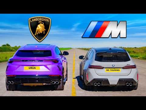New M5 Touring vs Lambo Urus: DRAG RACE