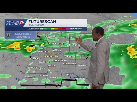 Kansas City weather: Strong to severe thunderstorms possible Monday night, wind and hail greatest...