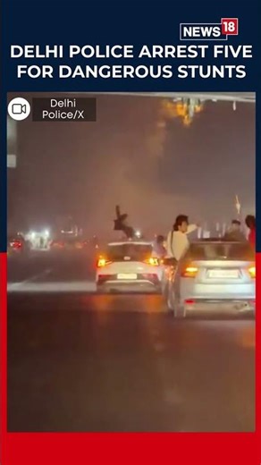 Reckless Midnight Stunts Caught On Camera In Delhi: Viral Video Leads To 5 Arrests, 4 Cars Seized