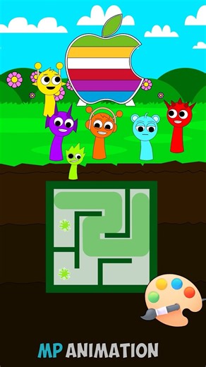 POV Sprunki Maze Colour Match Challenge! Sprunki Animation #sprunki #shorts