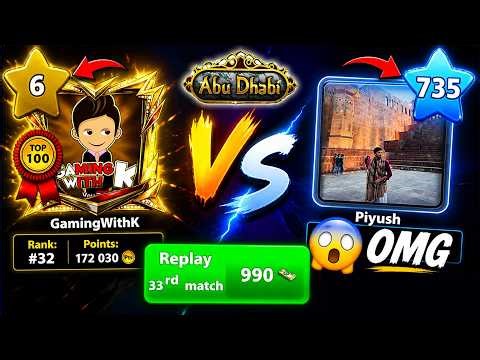 Level 6 vs Level 735… This Was UNFAIR 😳 | Top 100 Abu Dhabi Championship 8 Ball Pool