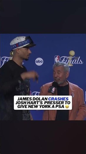 James Dolan doesn't want anybody getting hurt #knicks #newyorkcity #nbafinals