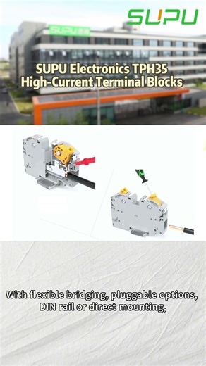 TPH35 High-Current Terminal Blocks · Fast & Flexible Power Connections