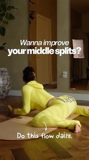 Wanna improve your middle splits?👀