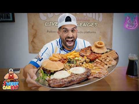 NEW RECORD!! 3.4KG MIXED GRILL CHALLENGE 🇬🇧🔥 // CATTLEMAN'S STEAKHOUSE