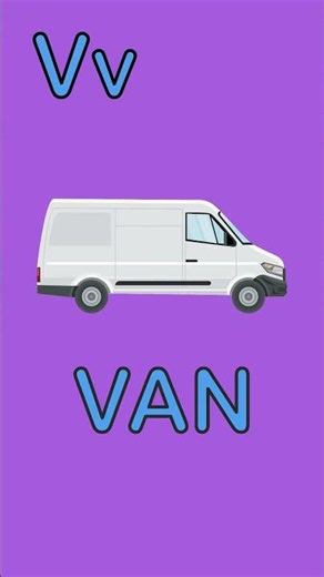 Learn the Letter V | V is for Van 🚐 | ABC for Kids