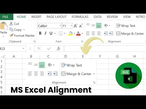 Excel Alignment Tutorial | Center, Left, Right | Step by Step