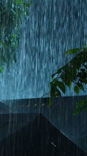 Fall Into Deep Sleep Tonight ⛈️ Heavy Rain on a Tin Roof & Rolling Thunder