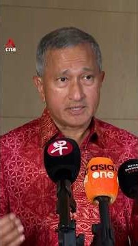 Vivian Balakrishanan on relationship between Singapore and Indonesia now amid haze tensions