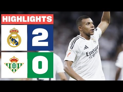 Real Madrid vs Real Betis 2-0 Extended Highlights & Goals 2025