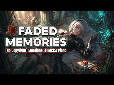 Emotional J-Rock & Piano 🥀 FADED MEMORIES | Anime Edit Music [No Copyright]