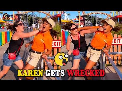 Karen Gets CRUSHED After Savage Freakout in Public | INSANE INSTANT KARMA Compilation You Can't Miss