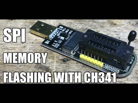 Programming Reading & Writing Unlisted or Un supported IC nvSRAM Chip Using CH341 Programmer