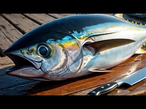 Precision Cuts❗🔥 Yellowfin Tuna Cutting Skills like a Pro in Sorong city, Live Streaming 05 Jan 26