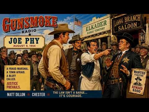 Gunsmoke (08-09-1954) Joe Phy | Classic William Conrad Old Time Radio Western