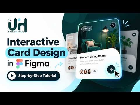 interactive card design figma ui ux tutorial