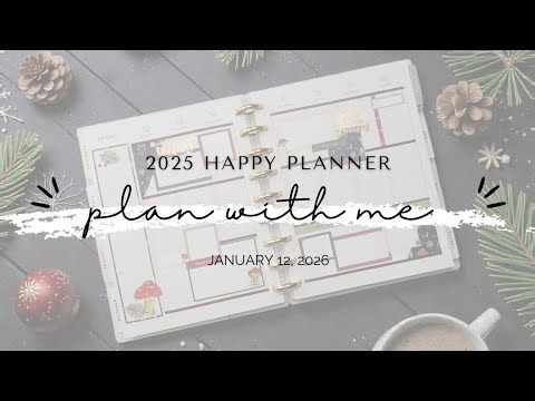 2026 Happy Planner *** Plan with Me *** Weekly Layout January 12, 2026 *** Checklist Layout