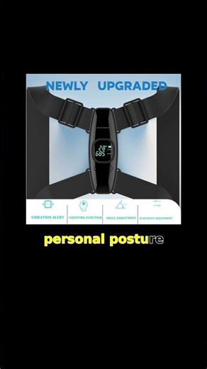 Smart Posture Corrector with Vibration Reminder - Improve...