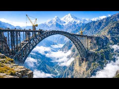 You Won´t Believe How the Highest Railway Bridge was Built Over a Himalayan Abyss