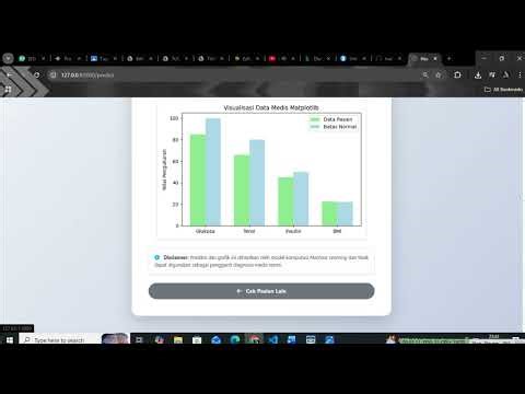 Aplikasi Web Prediksi Risiko Diabetes dengan Machine Learning (ANN) & Flask | Tugas Praktikum