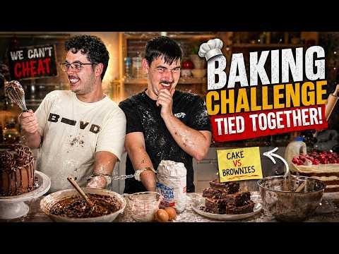 BAKE OFF CHALLENGE WHILST HANDCUFFED!! | THE OUTCASTS