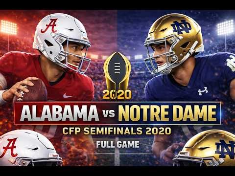 Alabama vs Notre Dame | College Football Playoff Semifinal 2020 (Full Game Simulation)