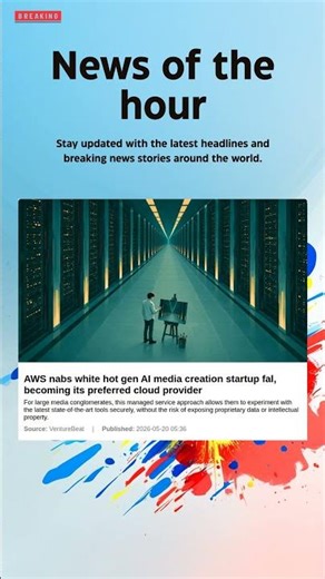 Breaking News: AWS nabs white hot gen AI media creation startup fal, becoming its preferred #AI