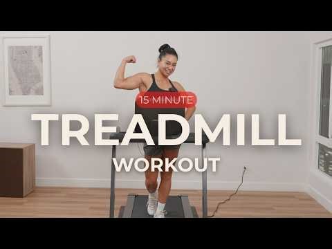 15 Min Interval Treadmill Workout | Speed & Incline