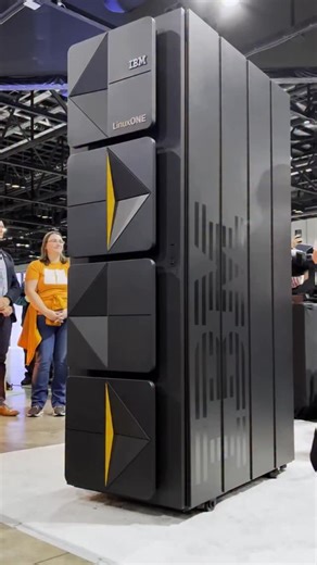 IBM on Instagram: "Turns out, the best things come in BIG packages. 📦 Watch IBMers PJ Catalano, Elizabeth Joseph and Camillo Sassano unbox our mighty IBM LinuxONE 5 system."