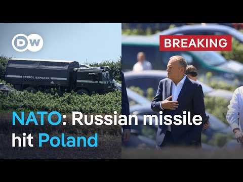NATO confirms Russian missile landed inside Poland | DW News