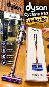 Dyson Cyclone V10 Unboxing 🌀 | Cordless Vacuum Cleaner – 150AW Power!