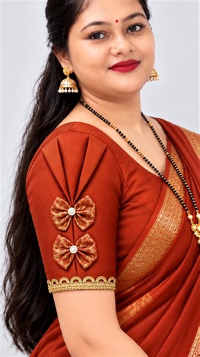 Beautiful Baju Design 😍 Latest Blouse Ki Design | Sleeves Design #Shorts | JanhviDIYfashion