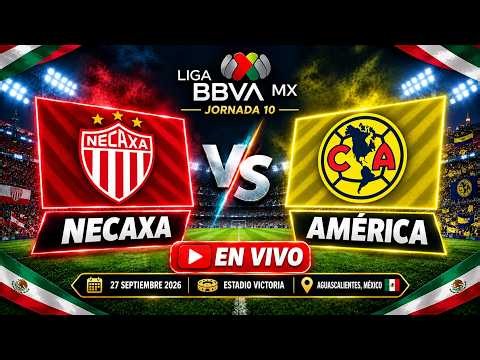 America vs Necaxa EN ViVO Hoy | Liga Mx | Jornada 10